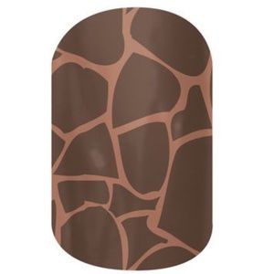 Jamberry Nail Wraps in “Brown Giraffe”. New Unused in Original packaging